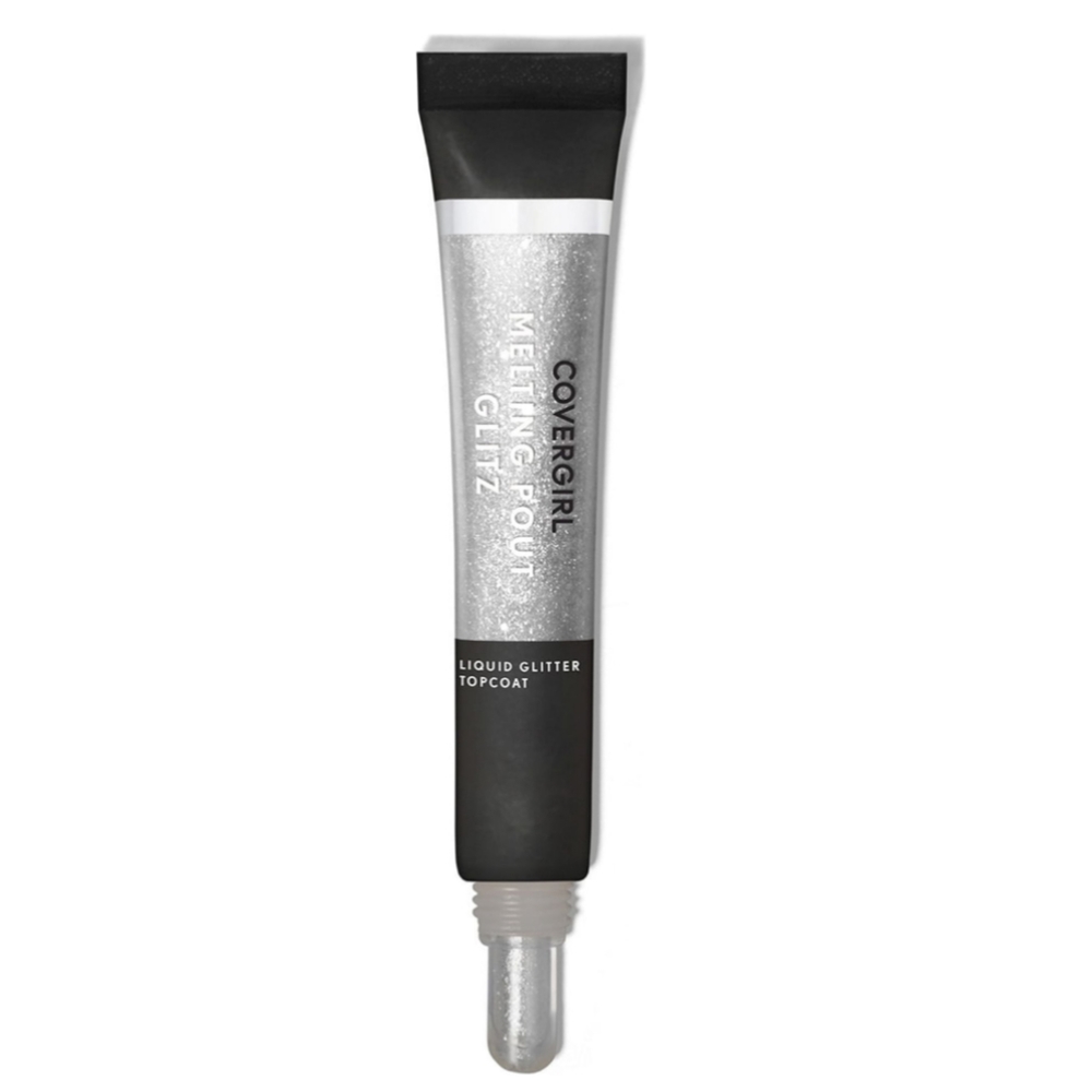 Covergirl Melting Pout Glitz Liquid Lipstick Glitter Topcoat,405 Double Platinum